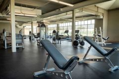 On-site gym for residents.