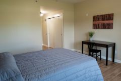 Single residential room in the inpatient detox section of our facility.