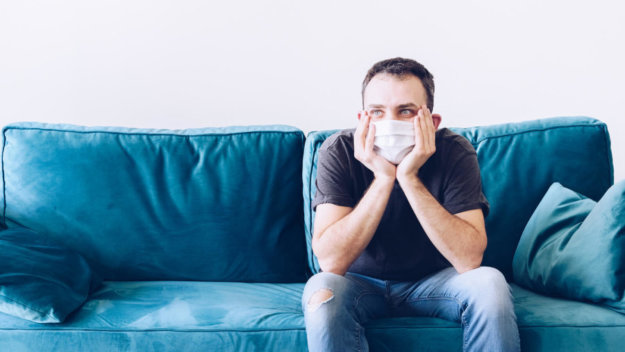 Why Your Loved One Shouldn’t Detox at Home A man struggling with detoxing at home